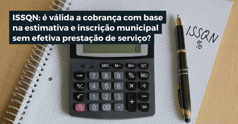 cobrança de issqn sem prestação de serviço